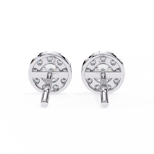Mystic Glam Diamond Stud Earrings