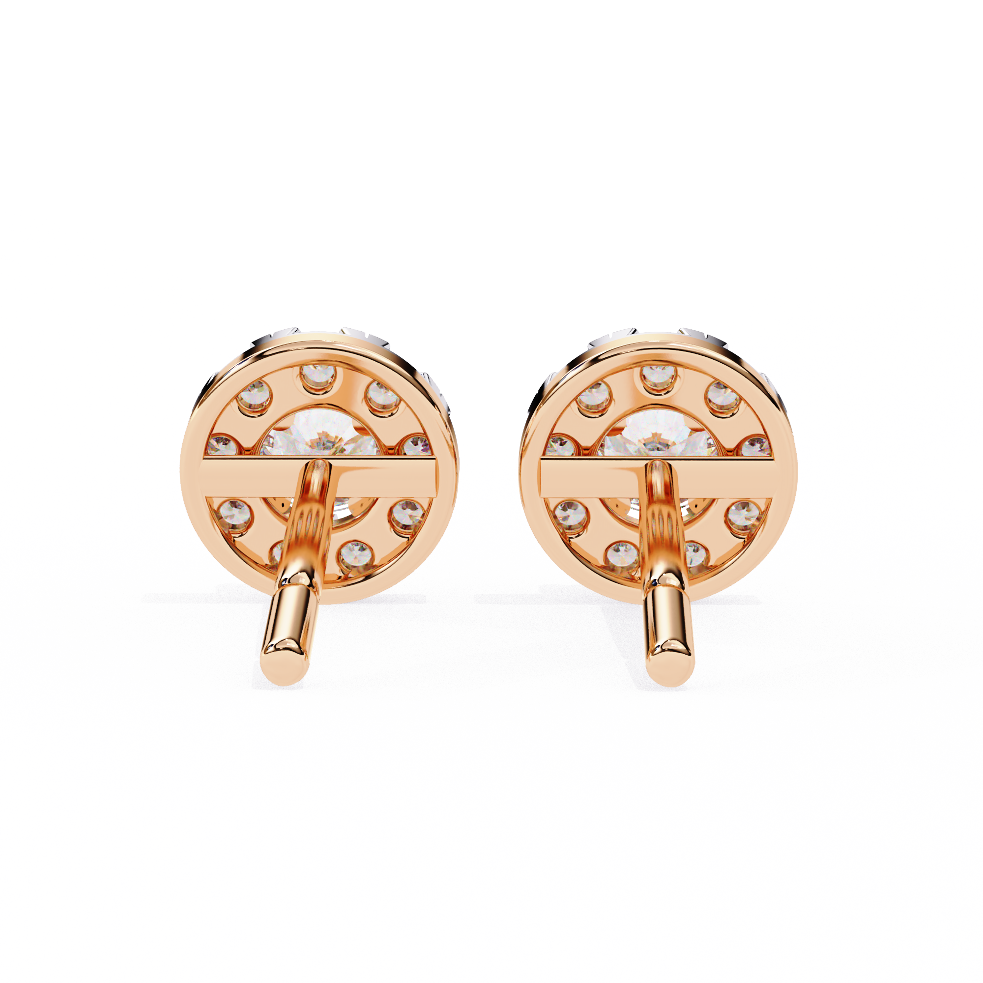 Mystic Glam Diamond Stud Earrings