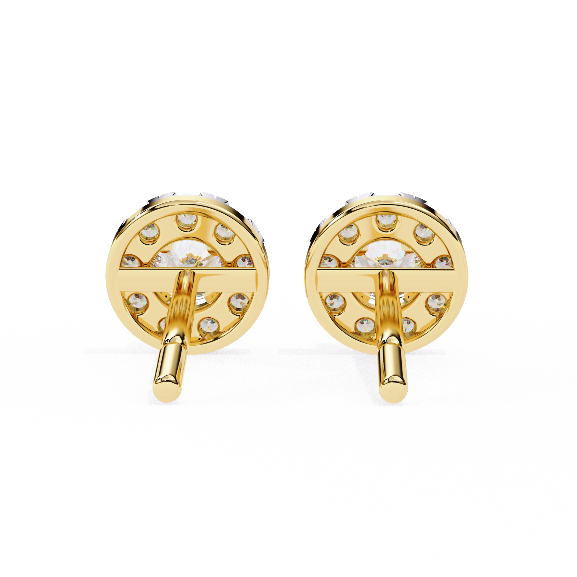 Mystic Glam Diamond Stud Earrings