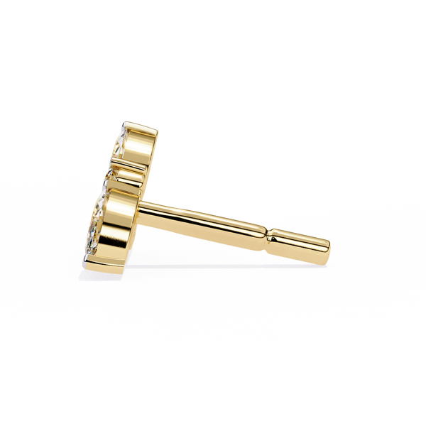 Marquise Cut Cluster Diamond Stud Earrings