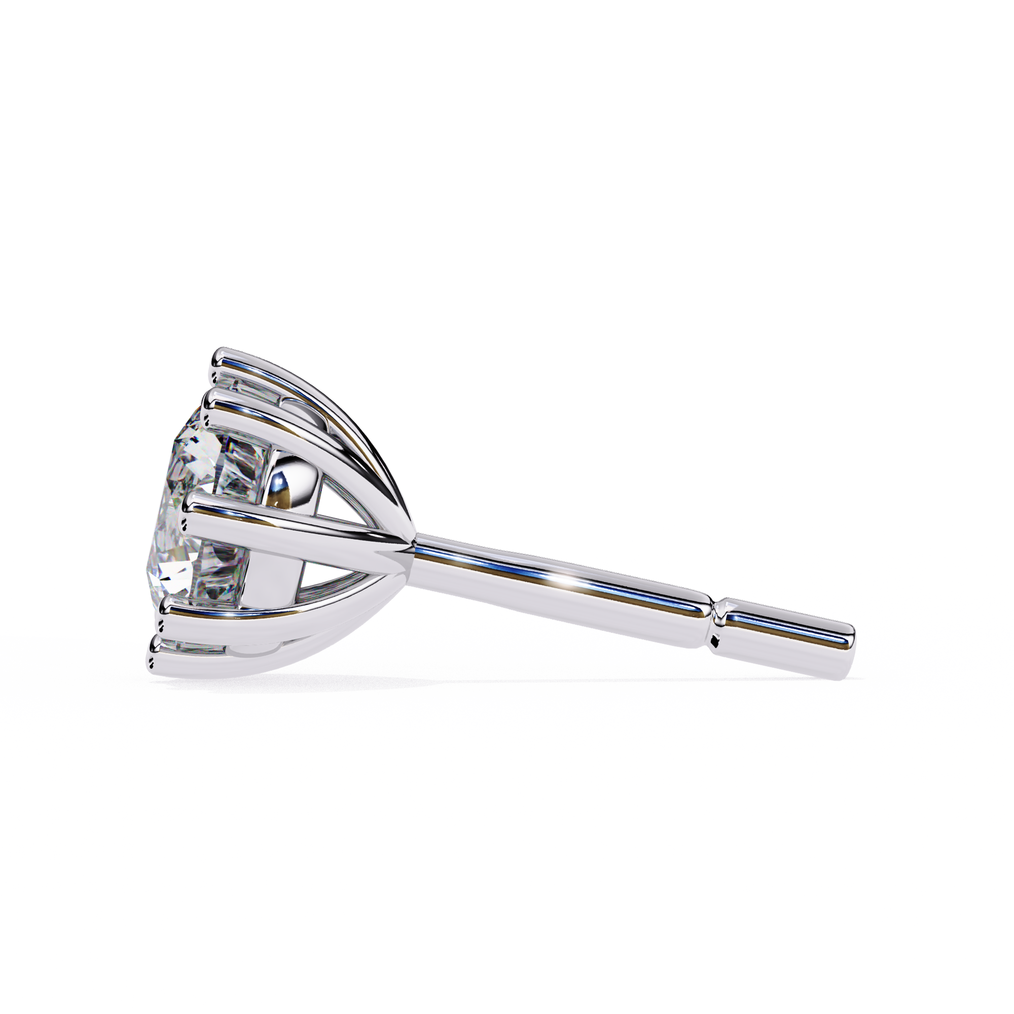 Eight-Prong Set Diamond Studs