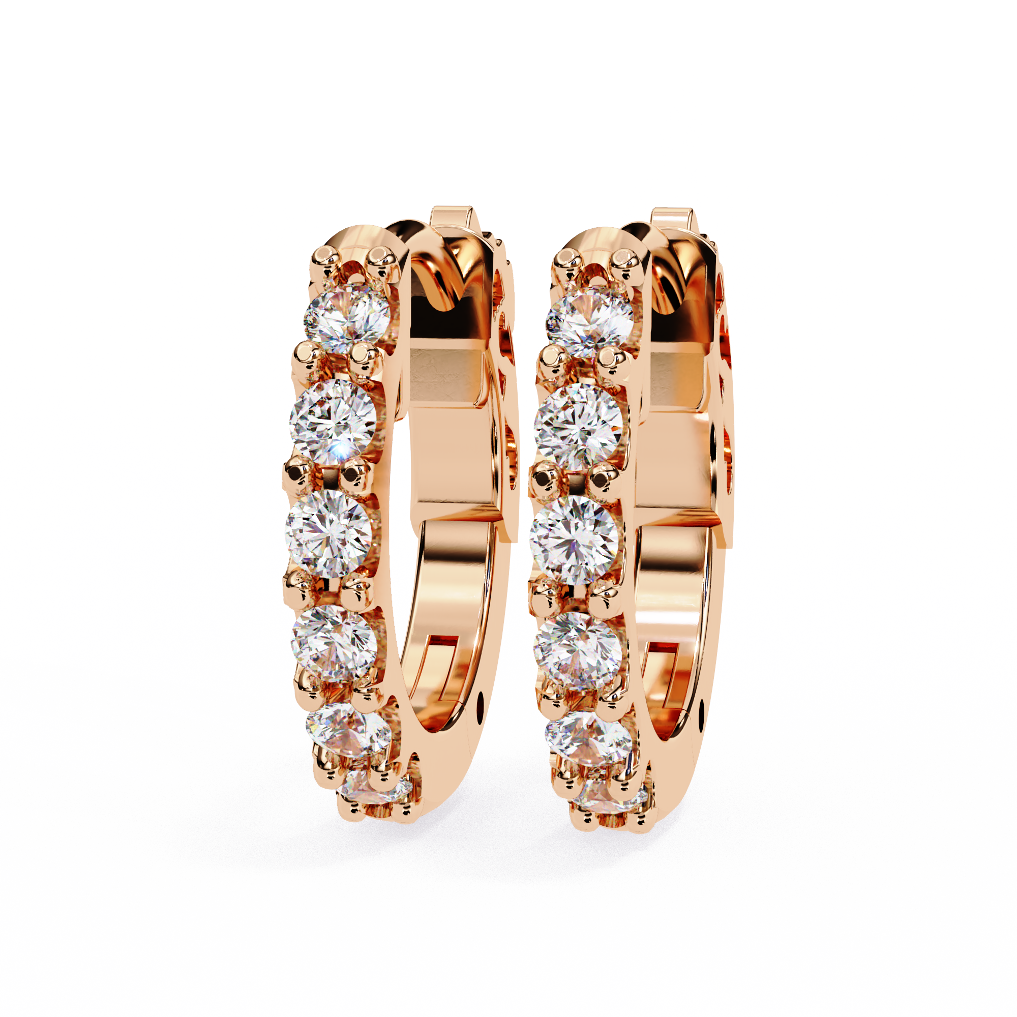 Everyday Radiance Diamond Hoop Earrings