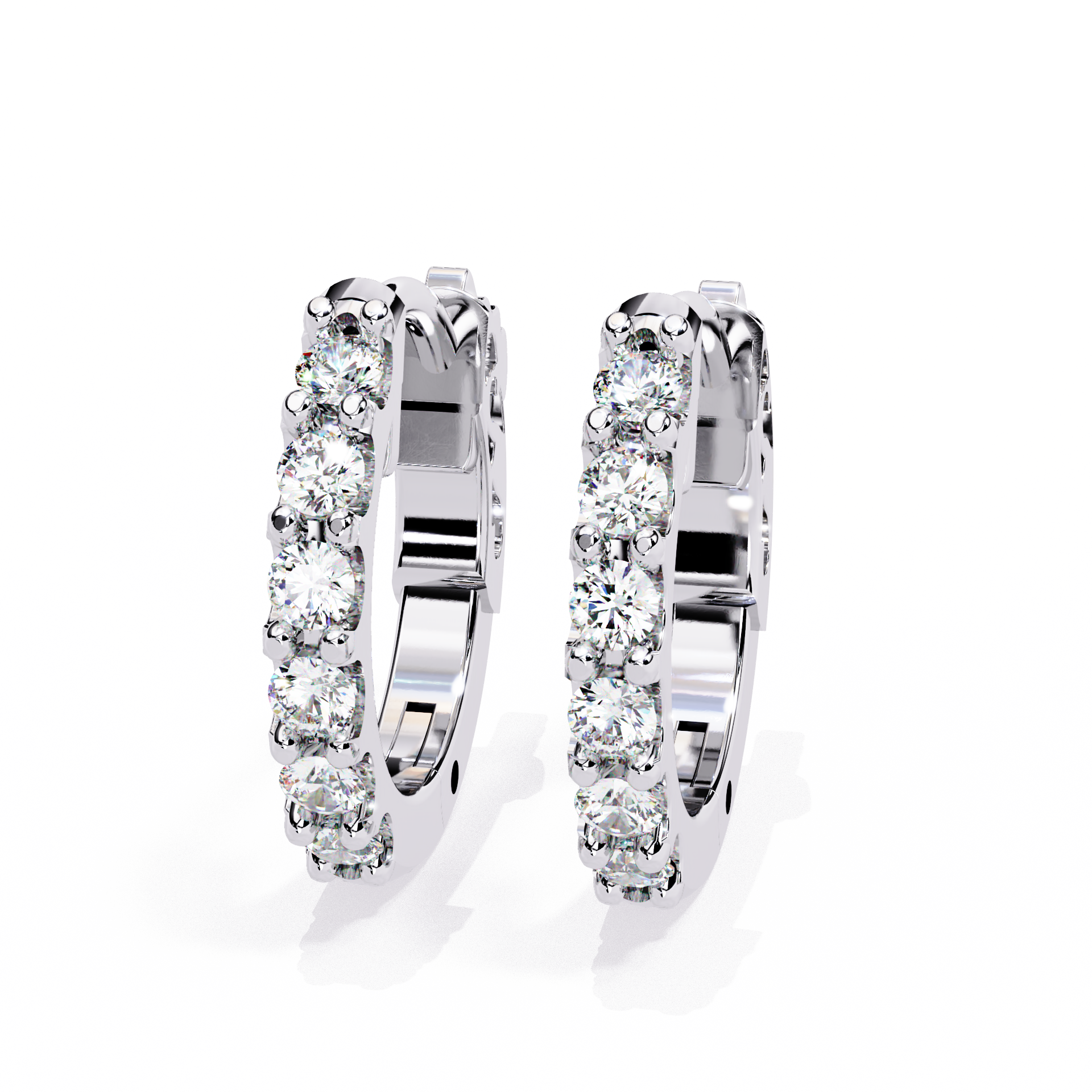 Everyday Radiance Diamond Hoop Earrings