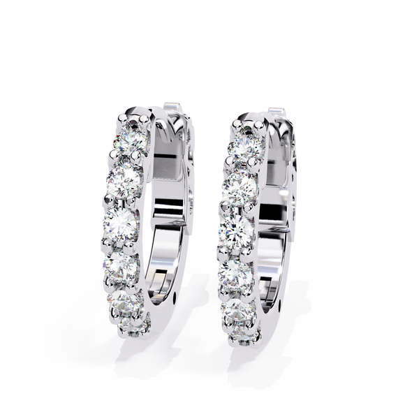 Everyday Radiance Diamond Hoop Earrings
