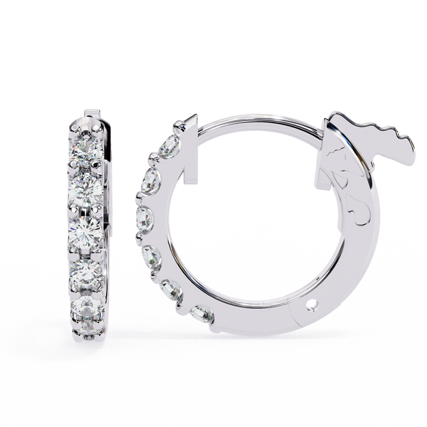 Everyday Radiance Diamond Hoop Earrings