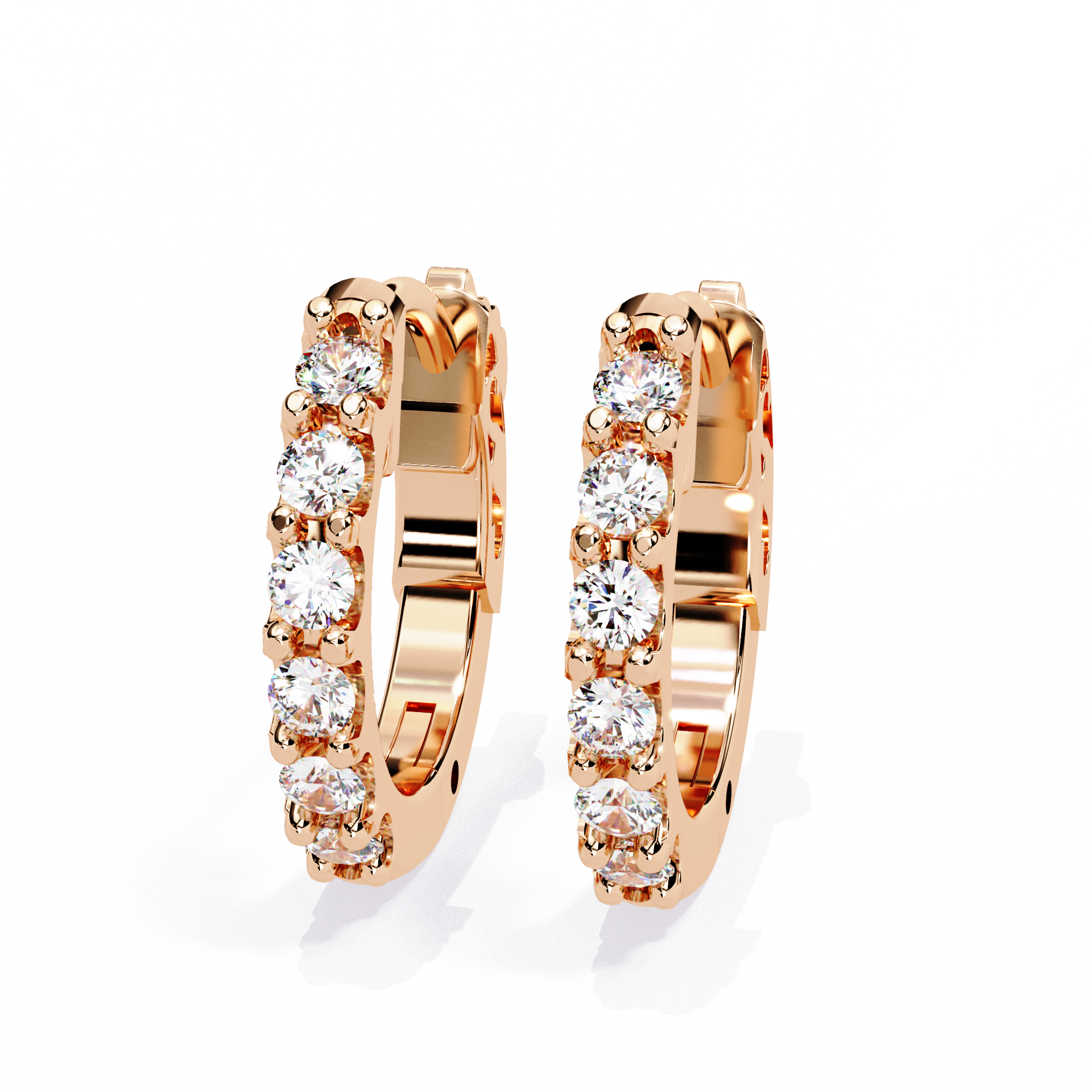 Everyday Radiance Diamond Hoop Earrings