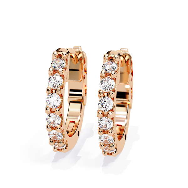 Everyday Radiance Diamond Hoop Earrings
