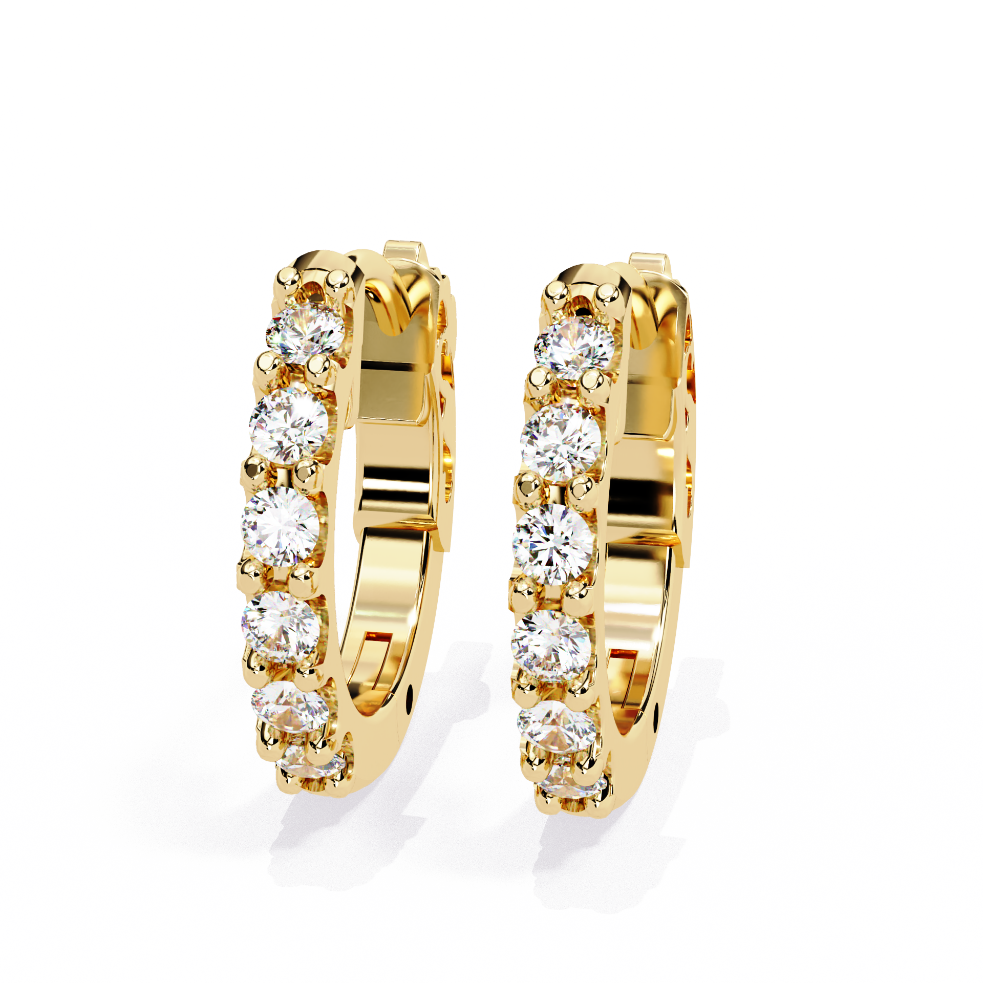 Everyday Radiance Diamond Hoop Earrings
