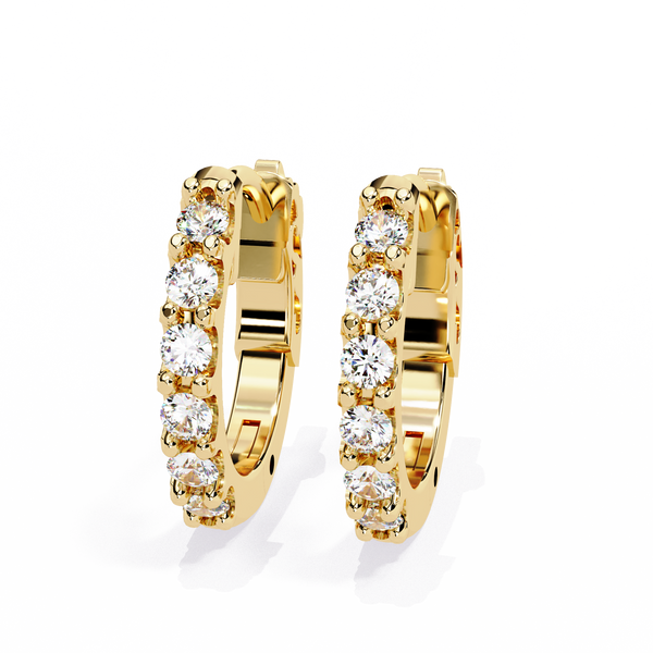 Everyday Radiance Diamond Hoop Earrings