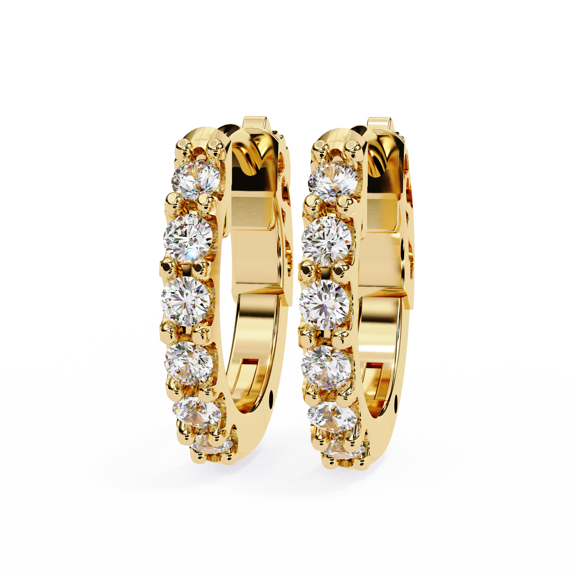 Everyday Radiance Diamond Hoop Earrings