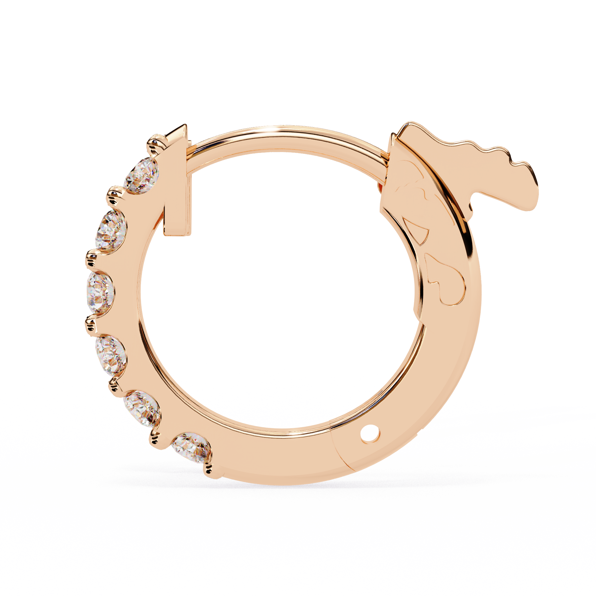 Everyday Radiance Diamond Hoop Earrings