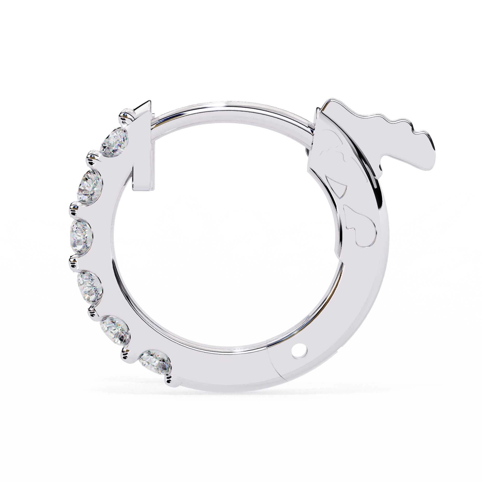 Everyday Radiance Diamond Hoop Earrings