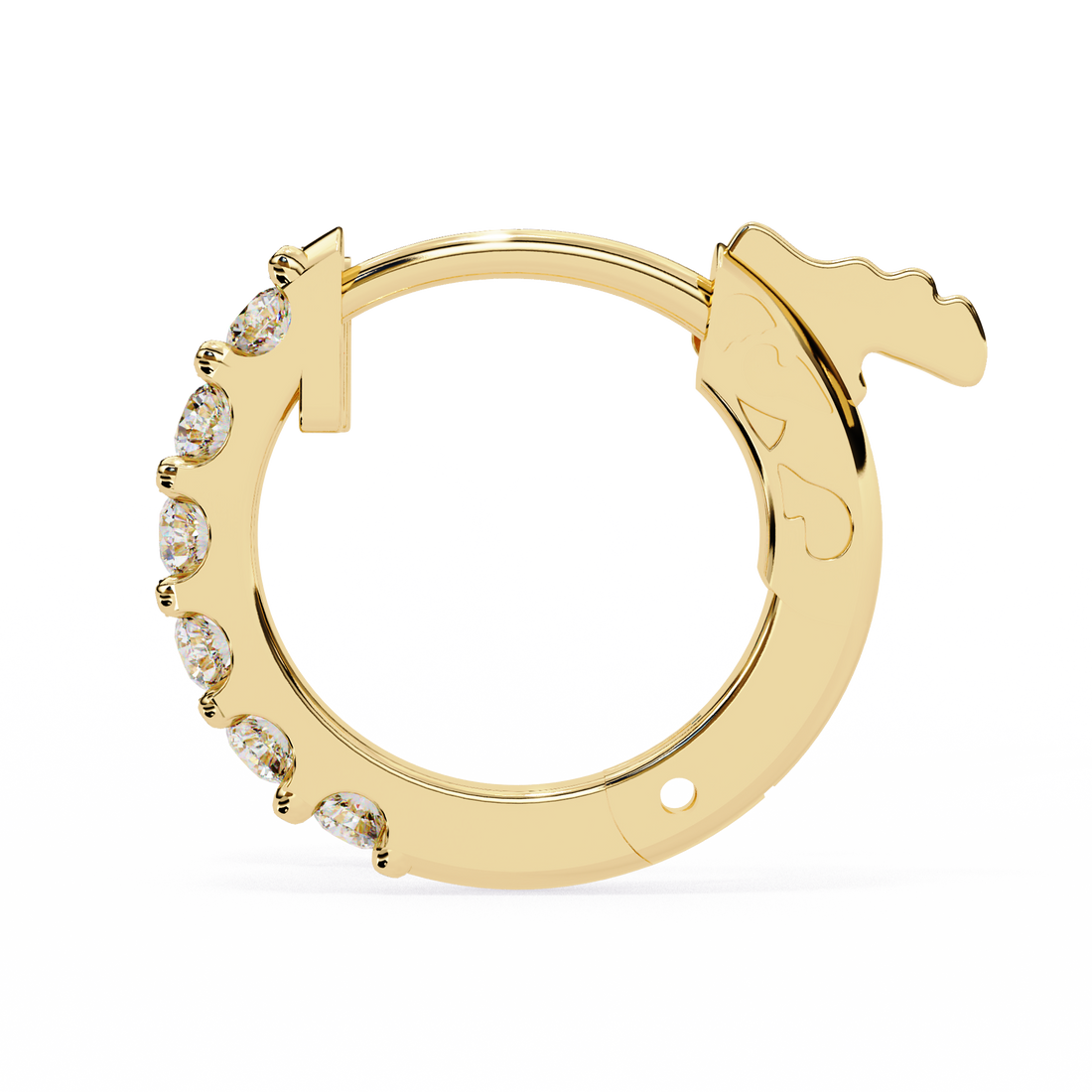 Everyday Radiance Diamond Hoop Earrings