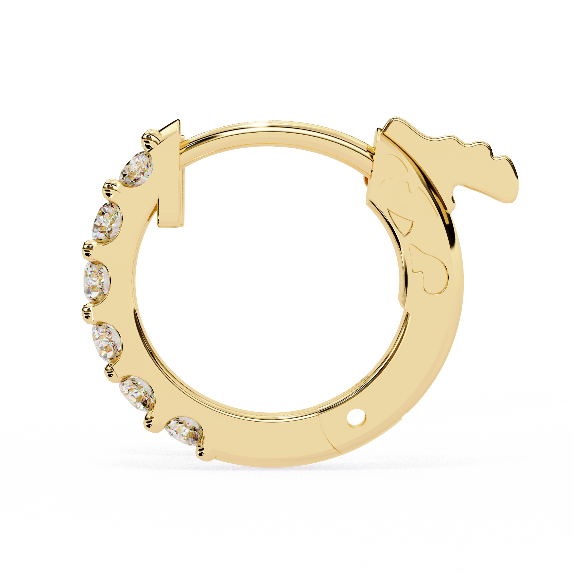 Everyday Radiance Diamond Hoop Earrings