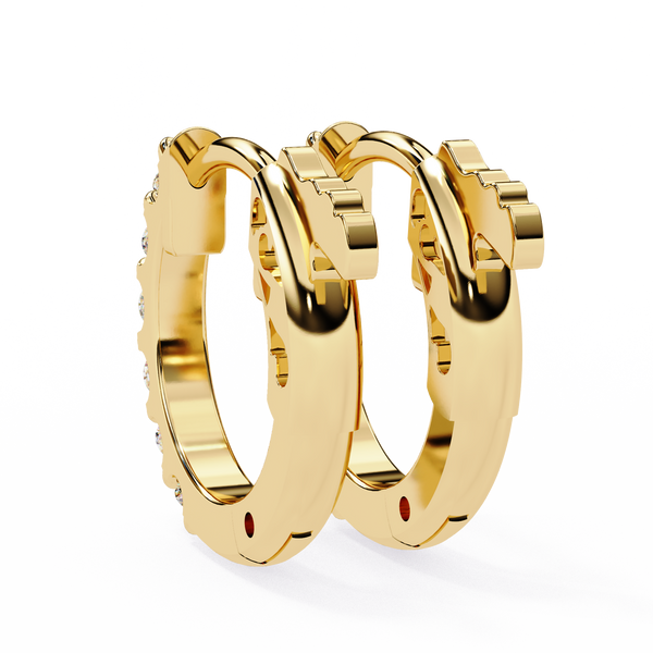 Everyday Radiance Diamond Hoop Earrings