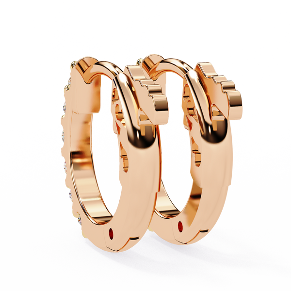 Everyday Radiance Diamond Hoop Earrings