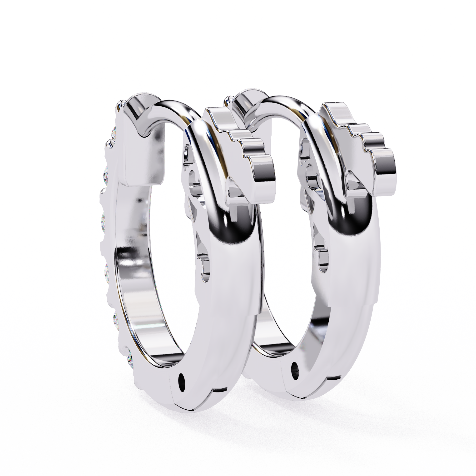 Everyday Radiance Diamond Hoop Earrings