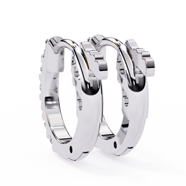 Everyday Radiance Diamond Hoop Earrings