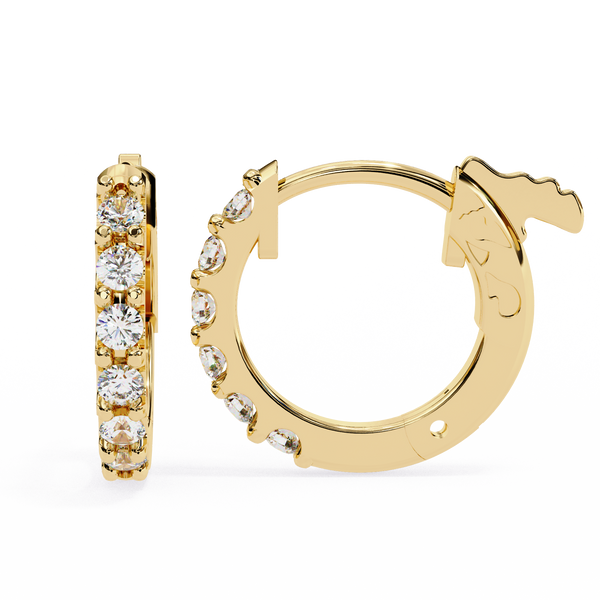 Everyday Radiance Diamond Hoop Earrings
