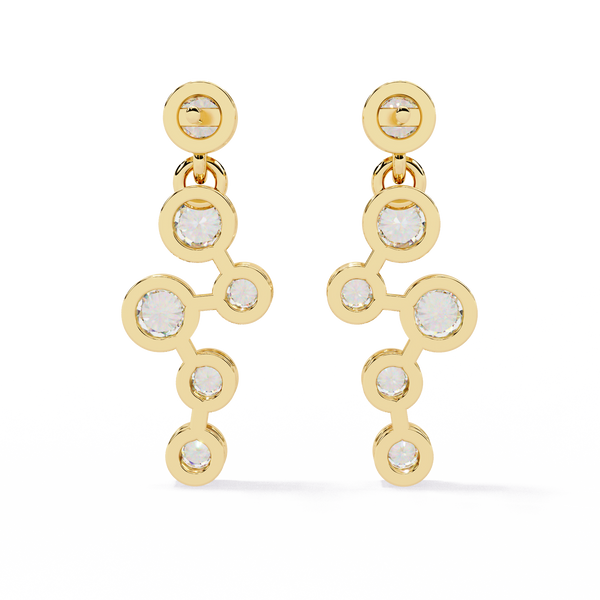 Celestial Flow Diamond Earrings