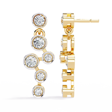 Celestial Flow Diamond Earrings