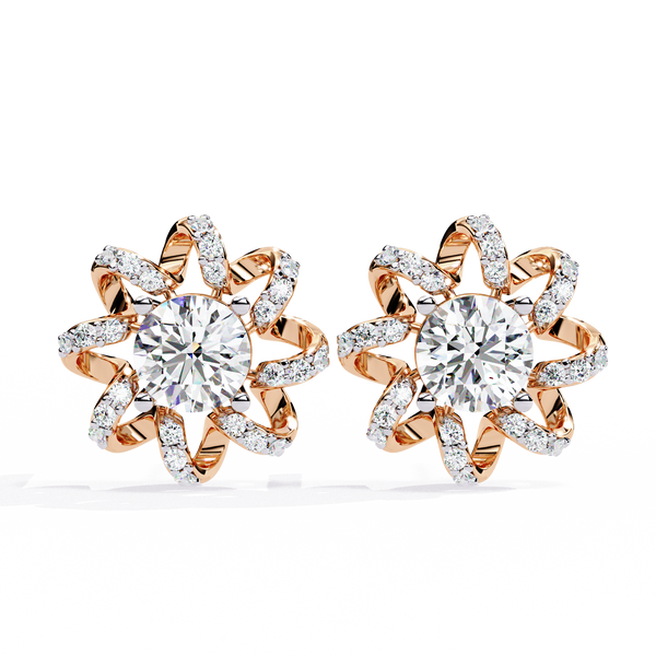 Designer Inspired Diamond Studs
