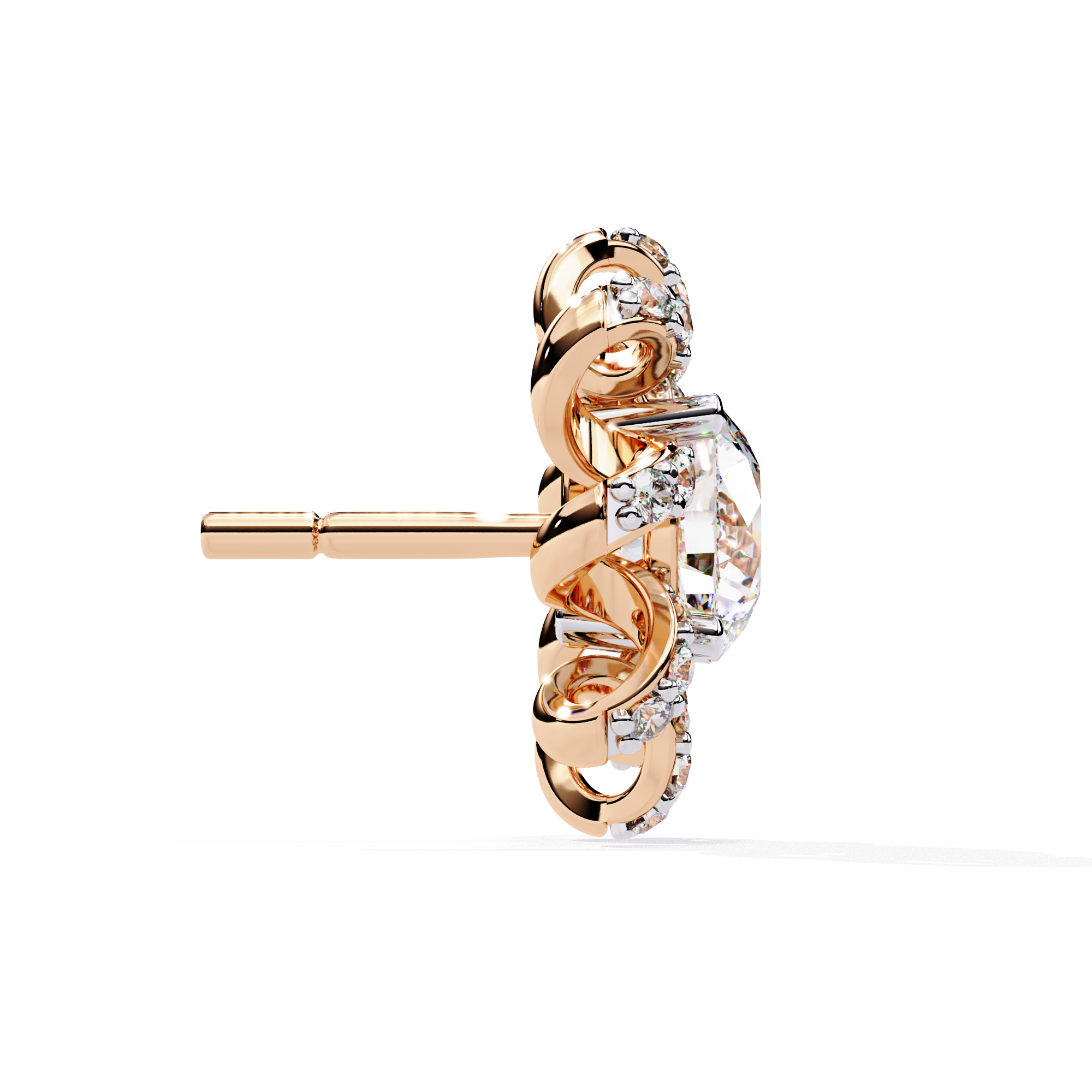 Designer Inspired Diamond Studs