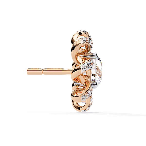 Designer Inspired Diamond Studs