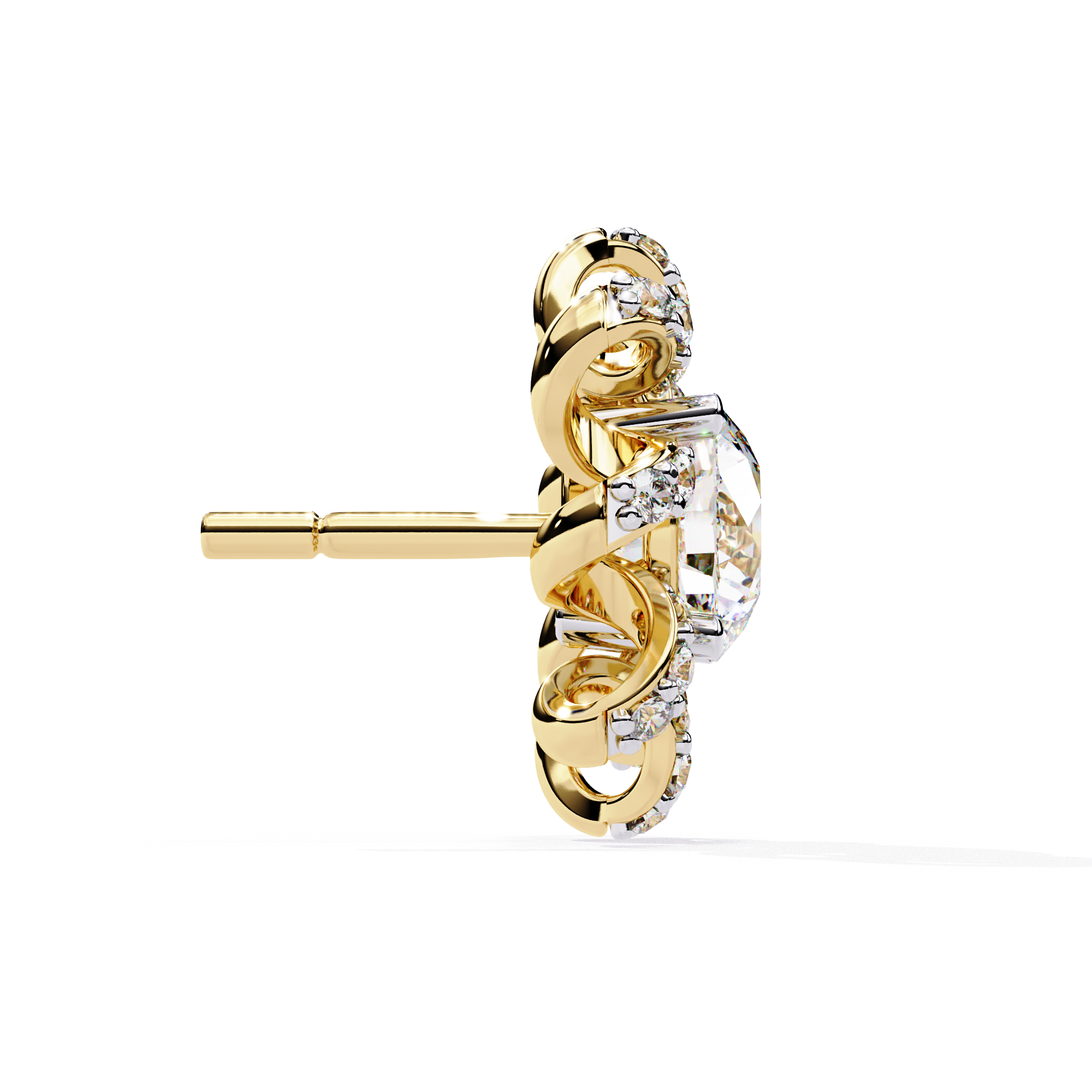 Designer Inspired Diamond Studs