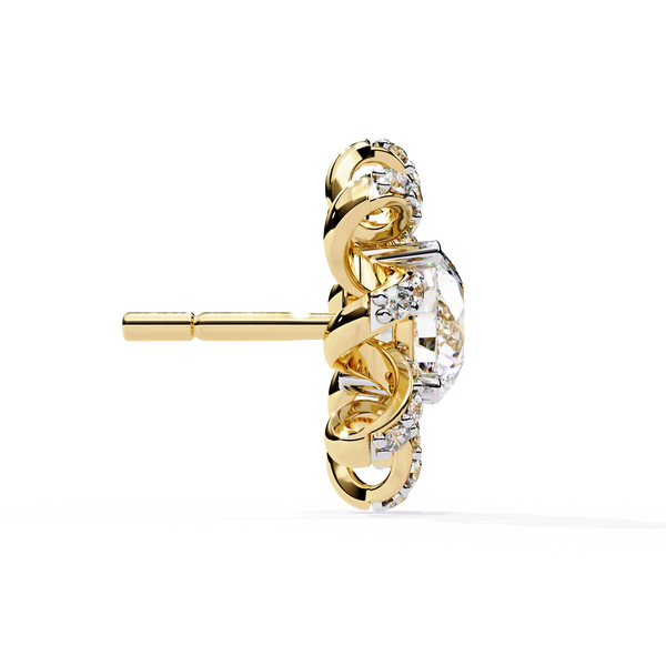 Designer Inspired Diamond Studs