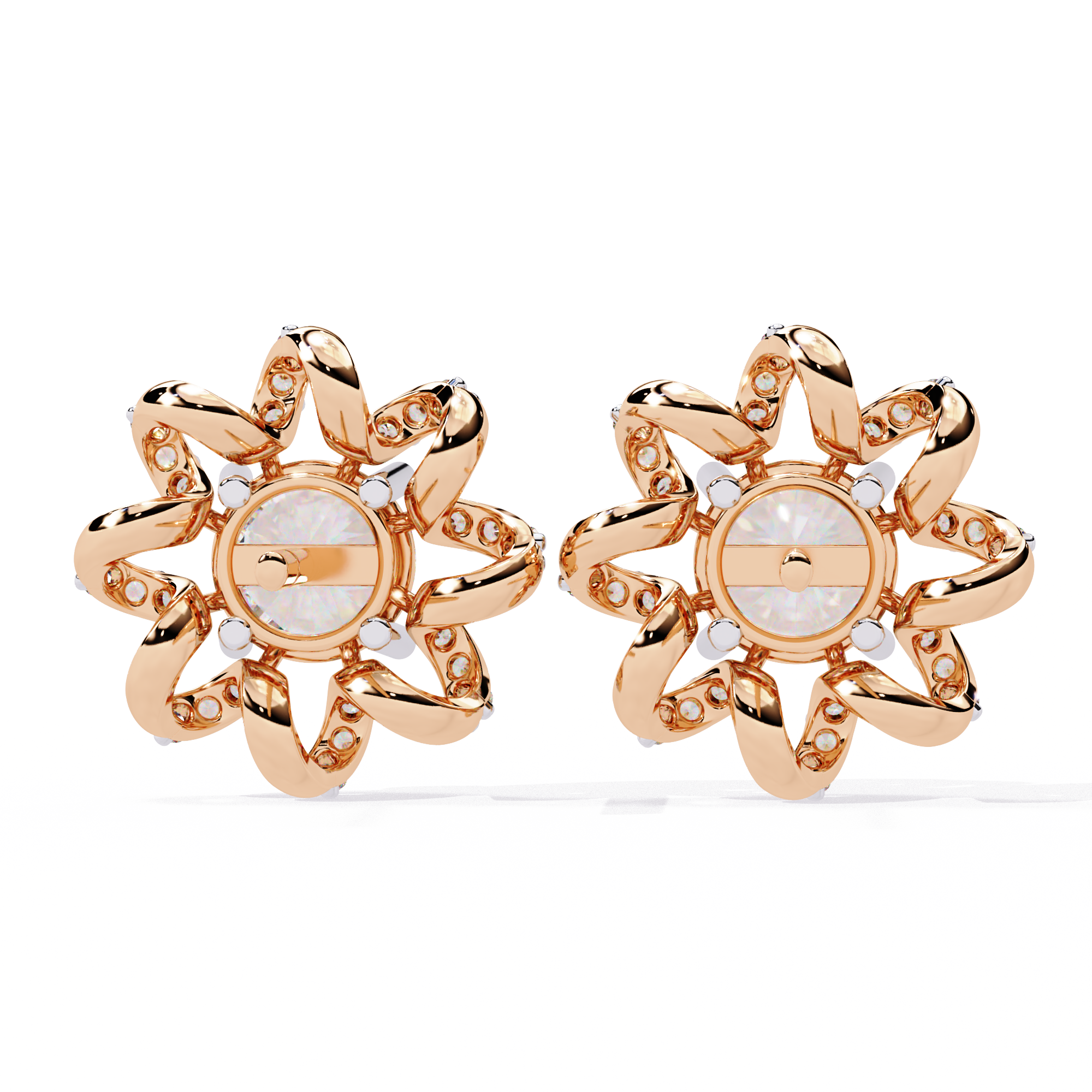 Designer Inspired Diamond Studs