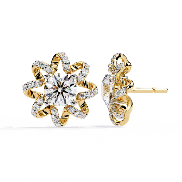 Designer Inspired Diamond Studs