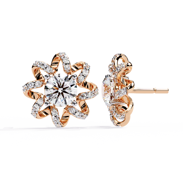 Designer Inspired Diamond Studs