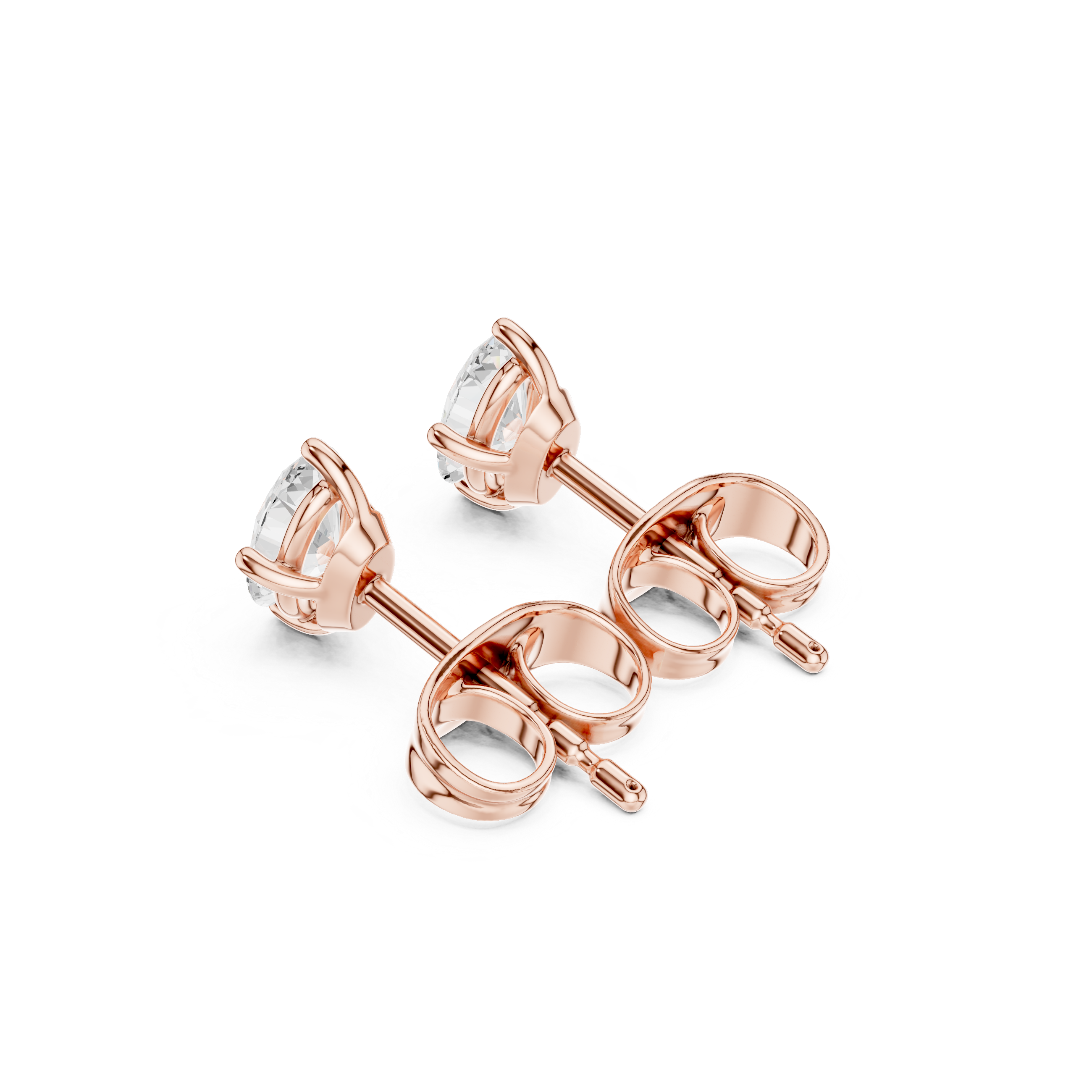 Exquisite Oval Lab Grown Diamond Earring