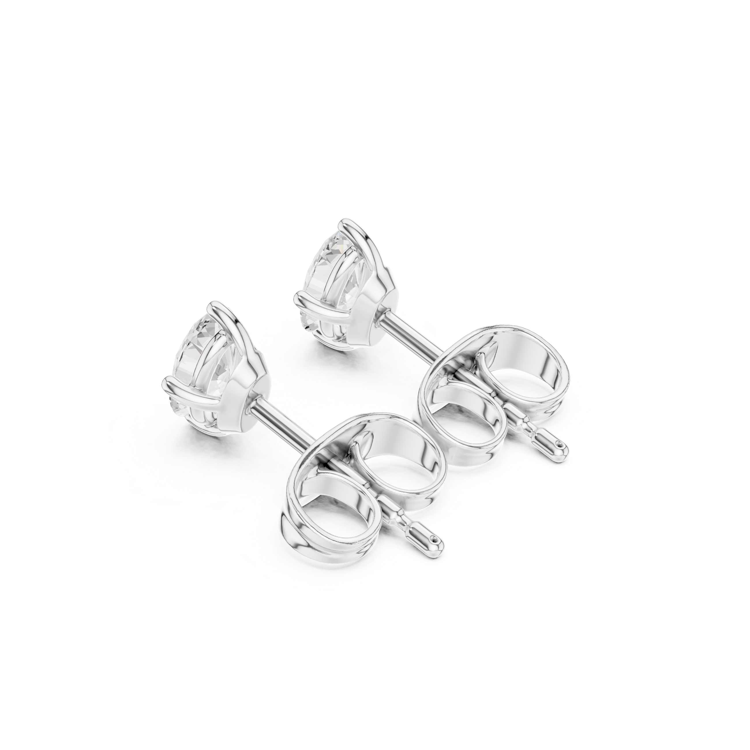 Exquisite Oval Lab Grown Diamond Earring