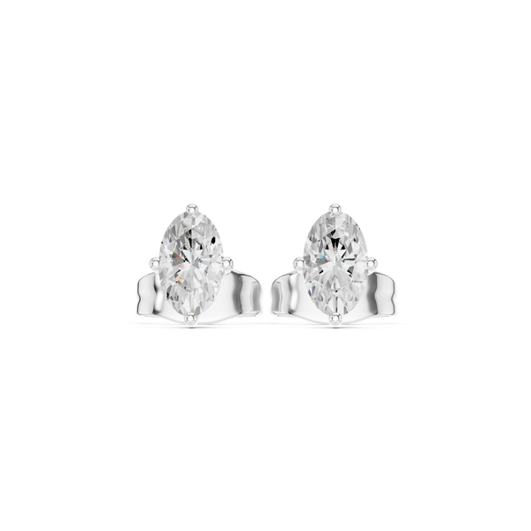 Exquisite Oval Lab Grown Diamond Earring