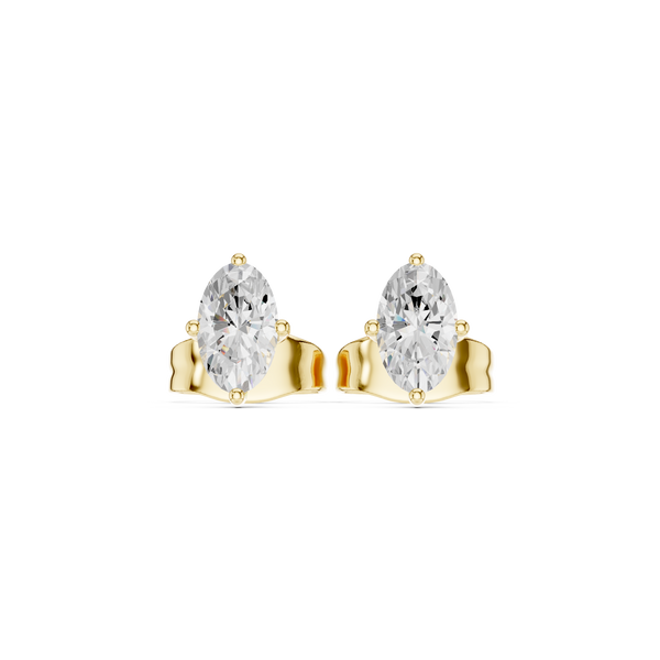 Exquisite Oval Lab Grown Diamond Earring
