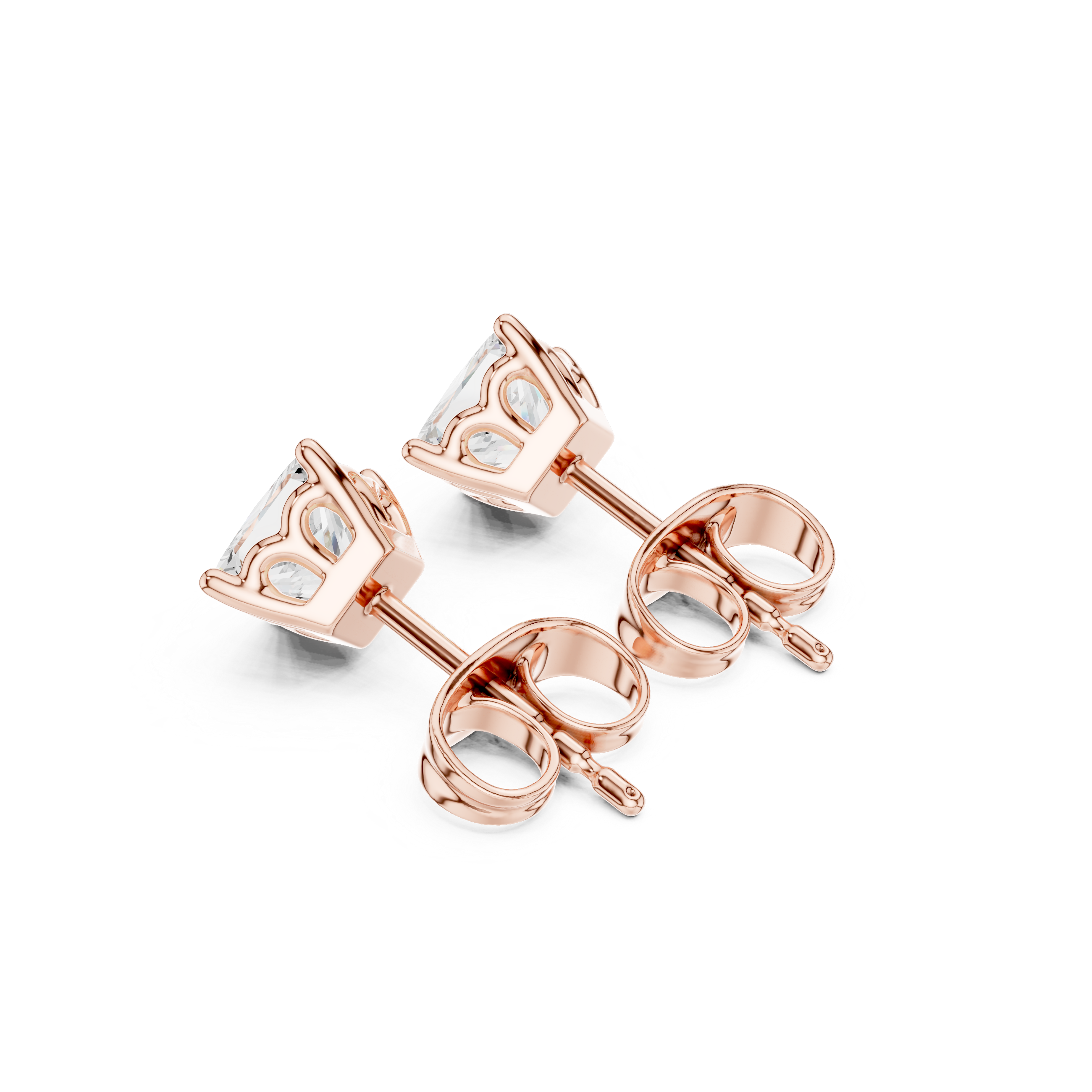 Princess Diamond Lab Grown Diamond Earrings