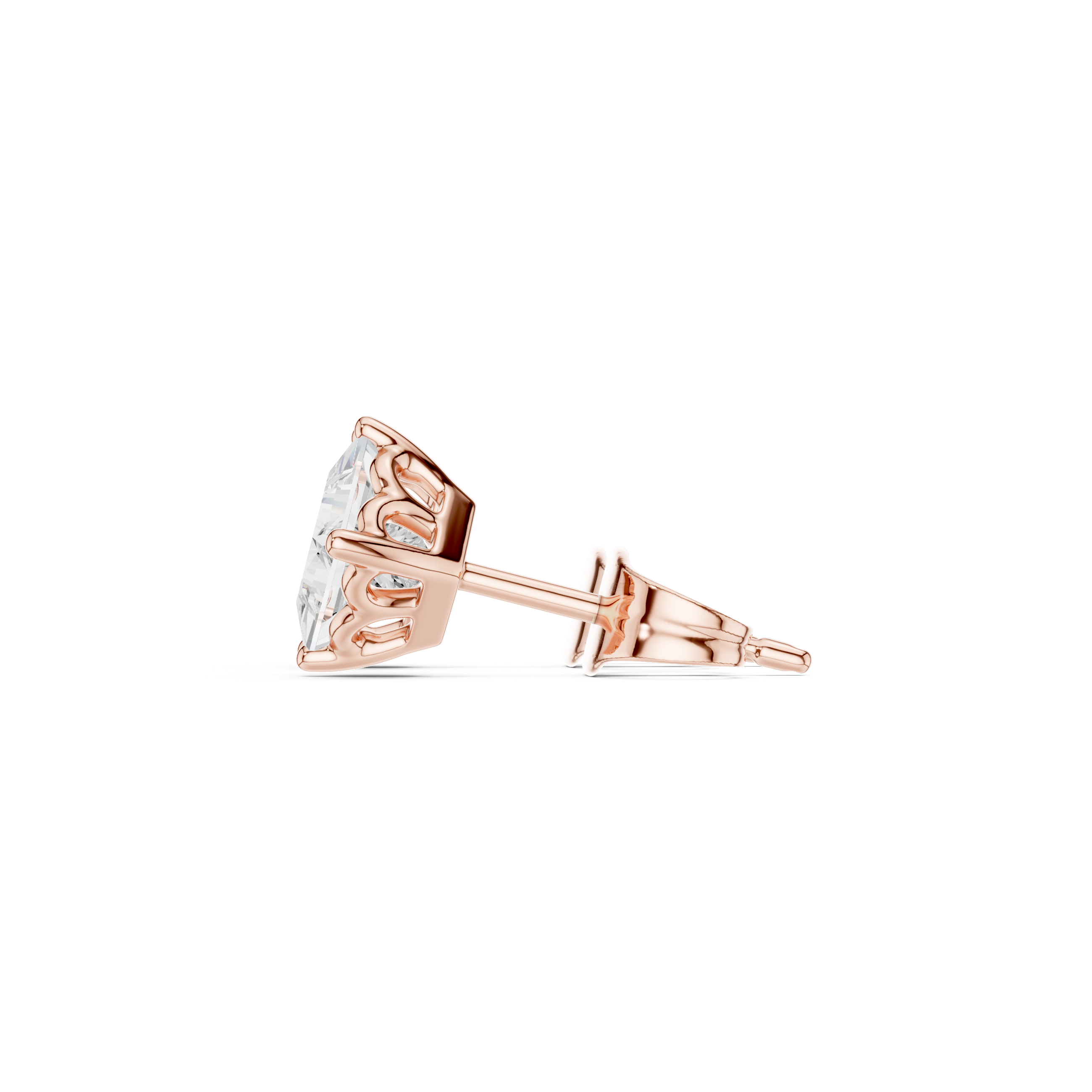 Princess Diamond Lab Grown Diamond Earrings