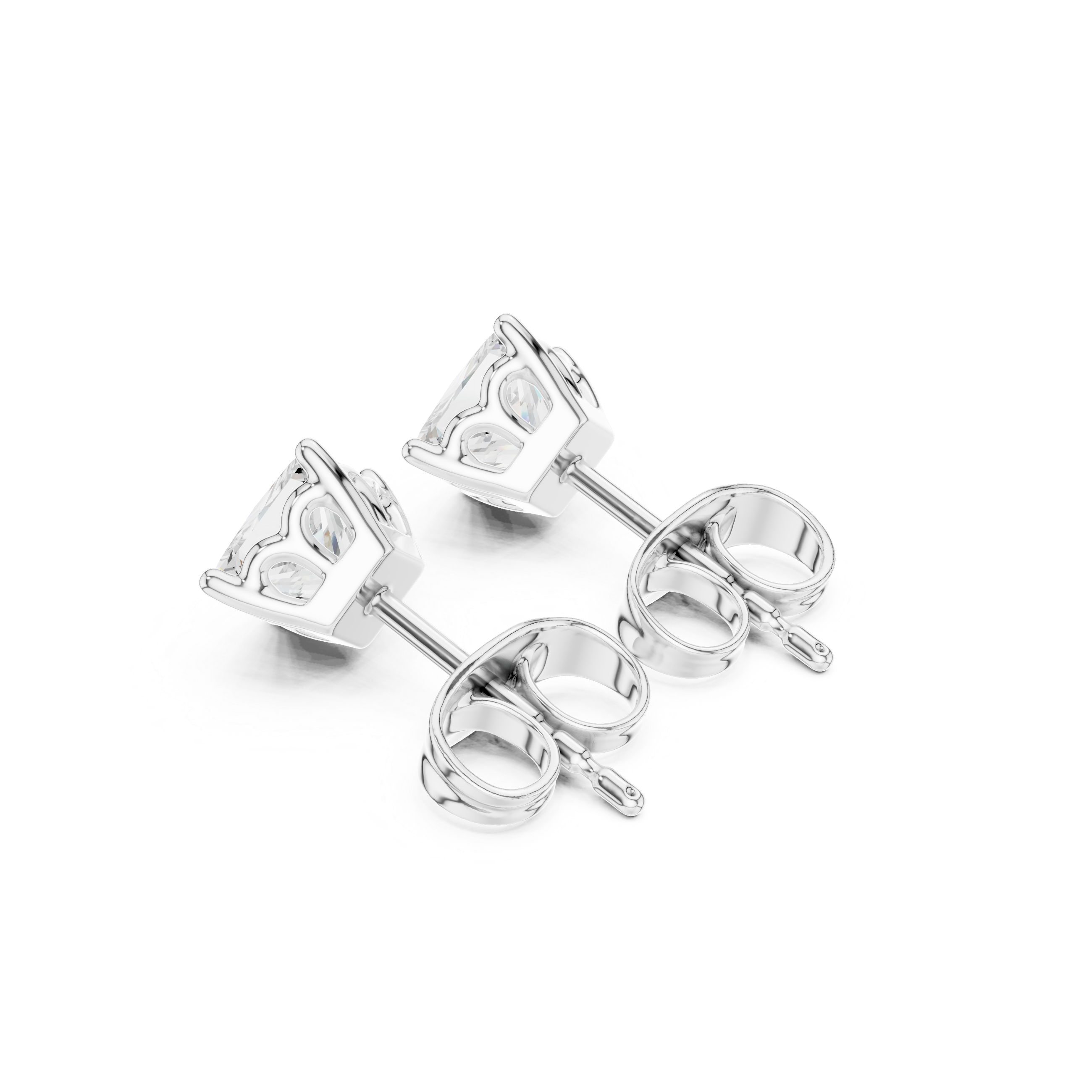 Princess Diamond Lab Grown Diamond Earrings