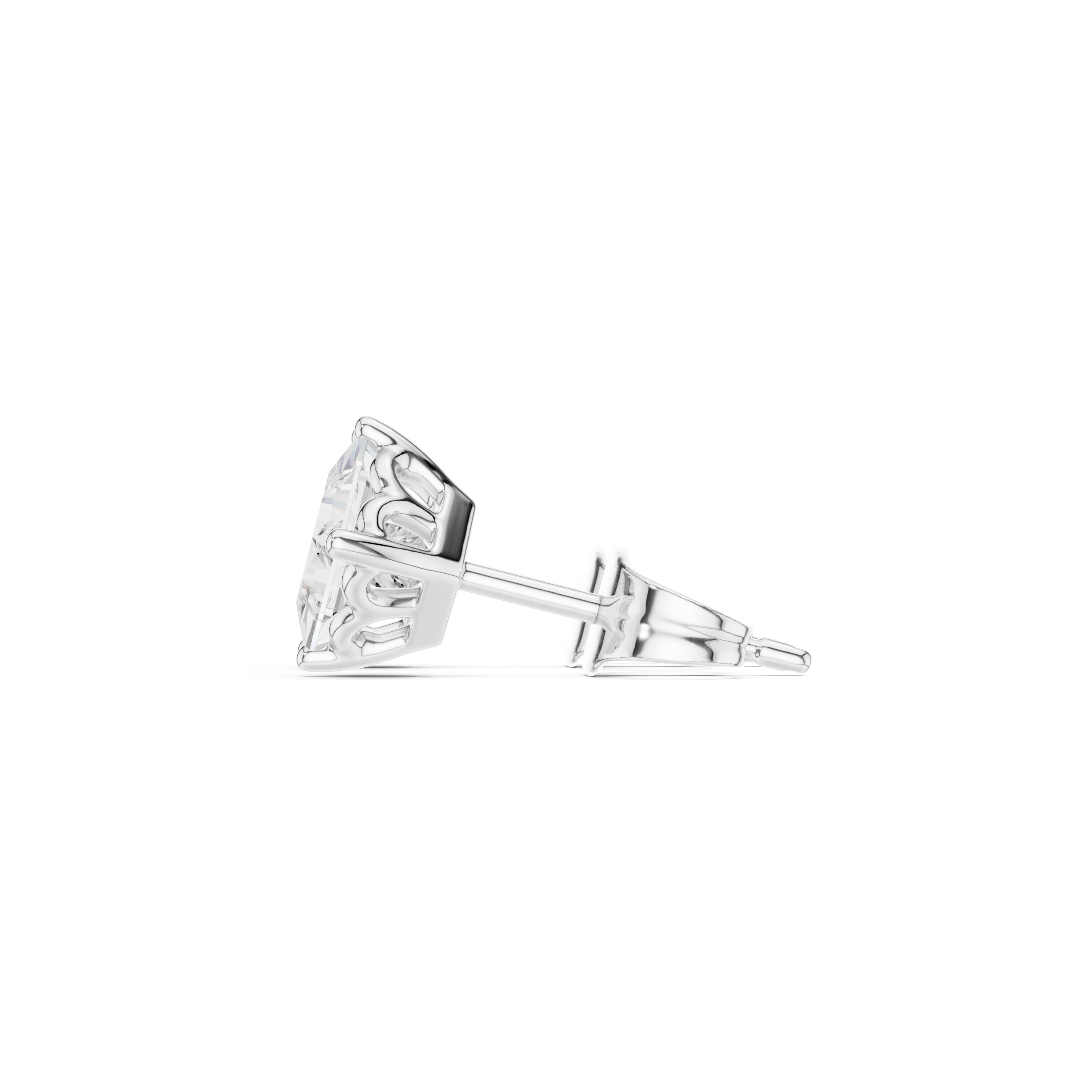 Princess Diamond Lab Grown Diamond Earrings