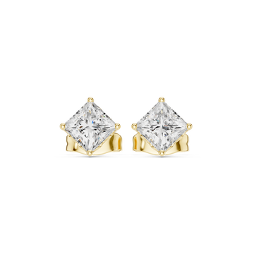 Princess Diamond Lab Grown Diamond Earrings