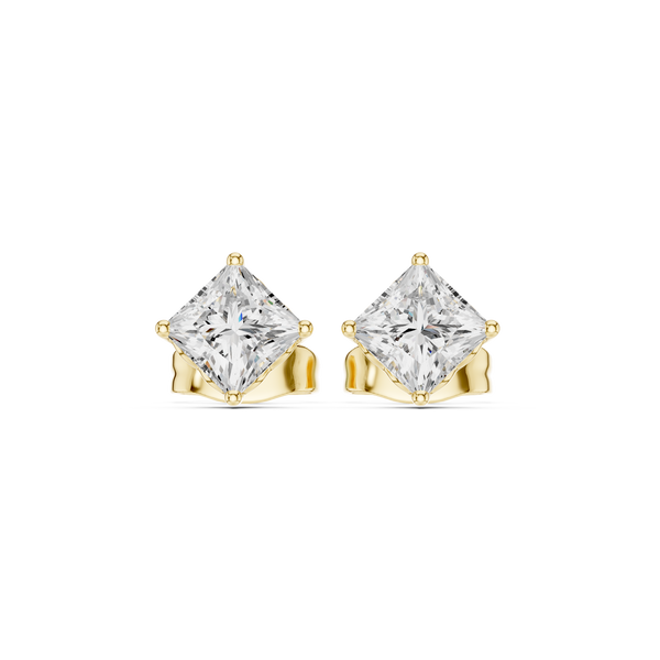 Princess Diamond Lab Grown Diamond Earrings