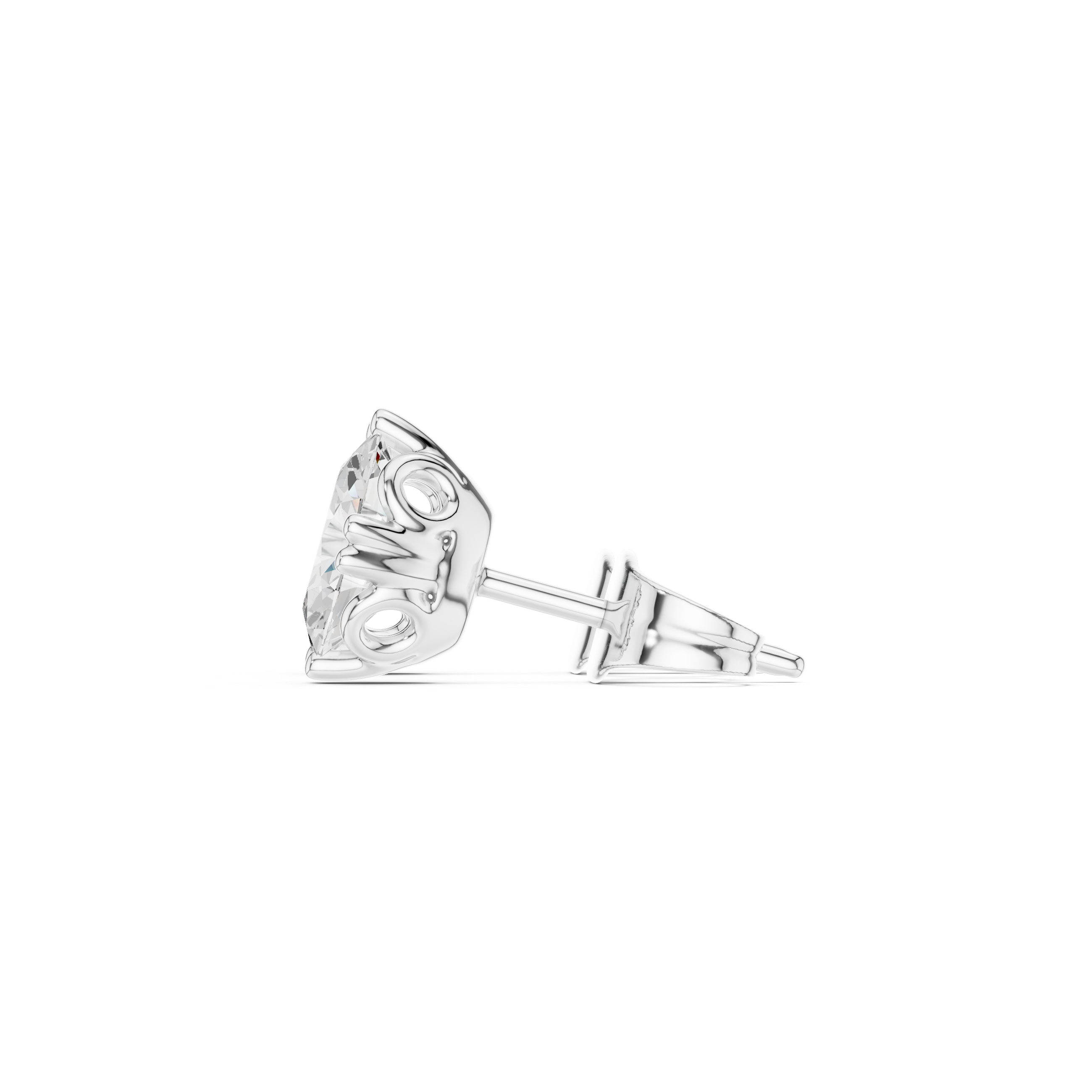 Oval Diamond Lab Grown Diamond Earrings