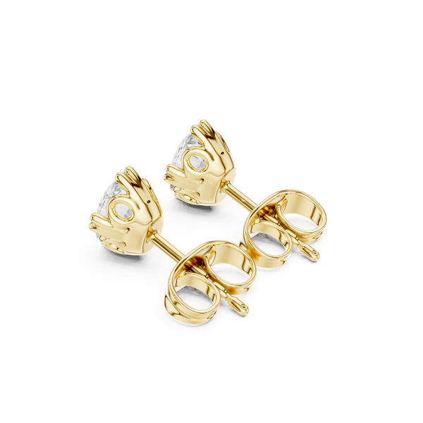 Oval Diamond Lab Grown Diamond Earrings
