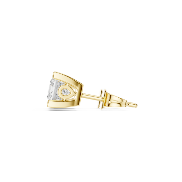 Princess Cut Diamond Studs