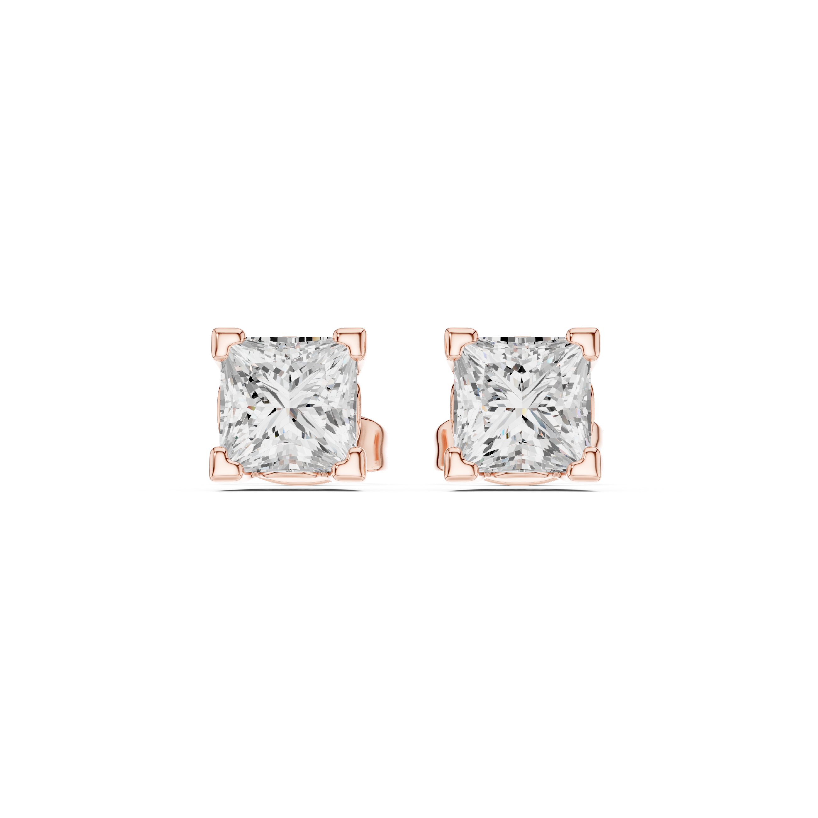 Regal Princess Diamond Lab Grown Diamond Earrings