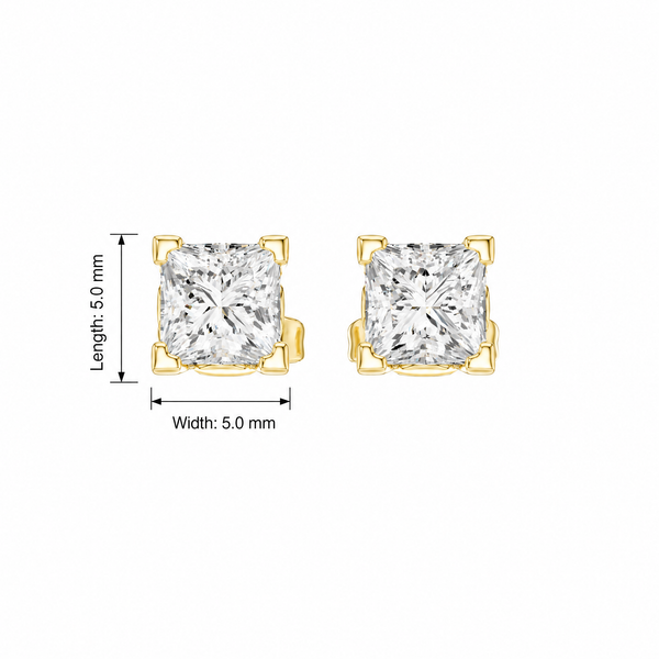 Regal Princess Diamond Lab Grown Diamond Earrings
