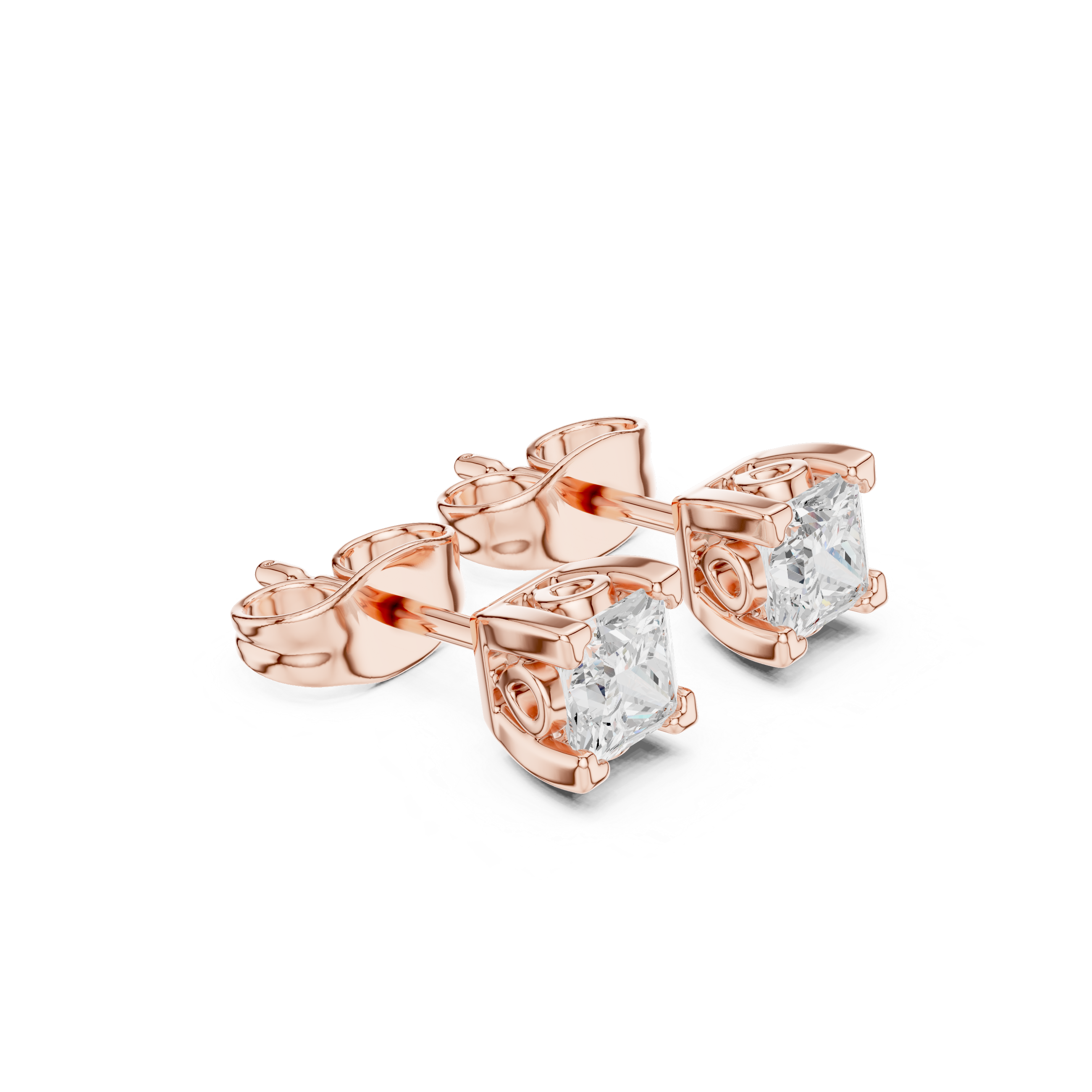 Timeless Princess Diamond Lab Grown Diamond Earrings