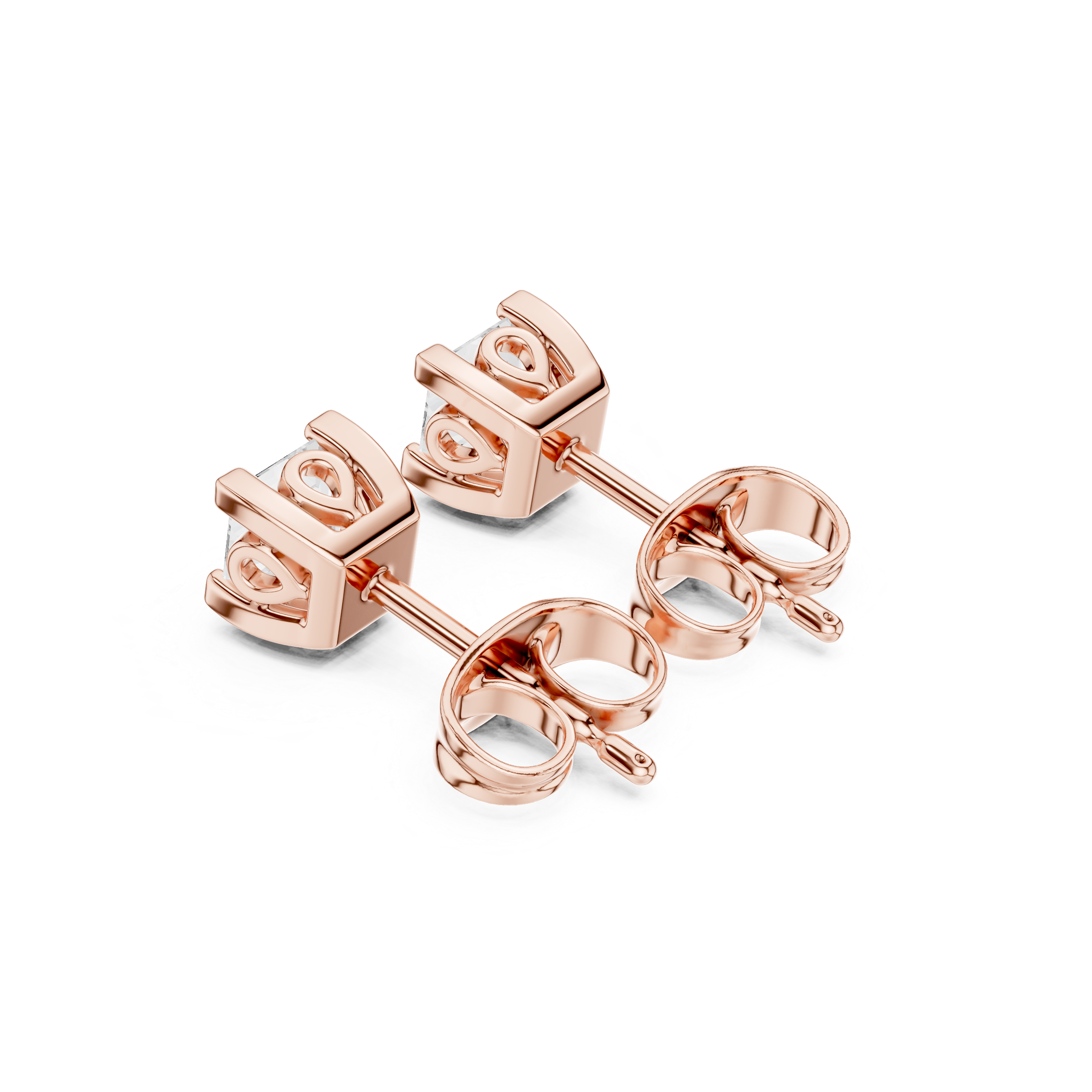 Timeless Princess Diamond Lab Grown Diamond Earrings